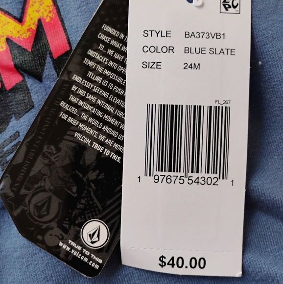 VOLCOM Baby NEW French Terry Sweatshirt & Sweatpants - Picture 13 of 13